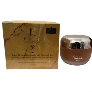 Predire Paris Argan Oil Facial Peeling Gel Vitamin A & E New Sealed Box 1.7 oz